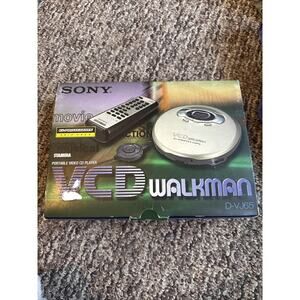 Vintage Sony Walkman VCD Player Model D-VJ 65